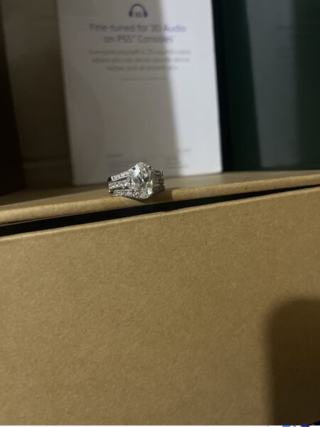 3.97 Carat E VVS1 Oval Lab-Grown Diamond Ring - Image 2