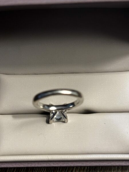 2.01 CT IF D Lab Grown Princess Cut Diamond Ring - Image 6