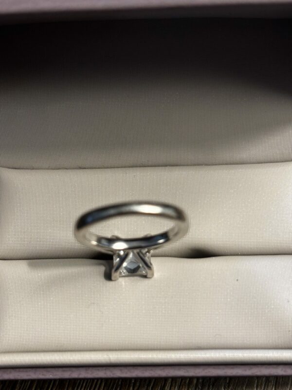 2.01 CT IF D Lab Grown Princess Cut Diamond Ring - Image 7