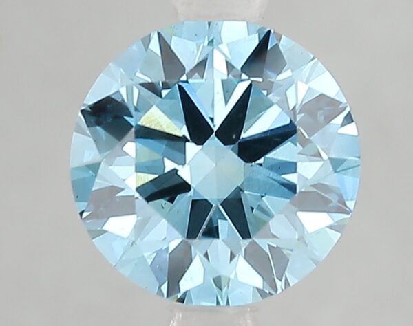 IGI 2.08 Carat Fancy Vivid Blue VS2 Round Lab-Grown Diamond Loose Diamond
