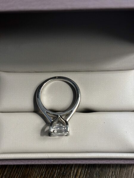 2.01 CT IF D Lab Grown Princess Cut Diamond Ring - Image 4