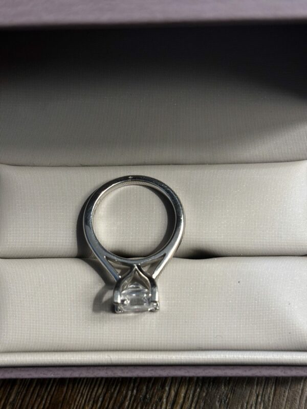 2.01 CT IF D Lab Grown Princess Cut Diamond Ring - Image 5