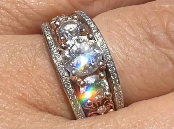 GSI 2.09 Carat G SI2 Round Natural Diamond Ring - Image 6
