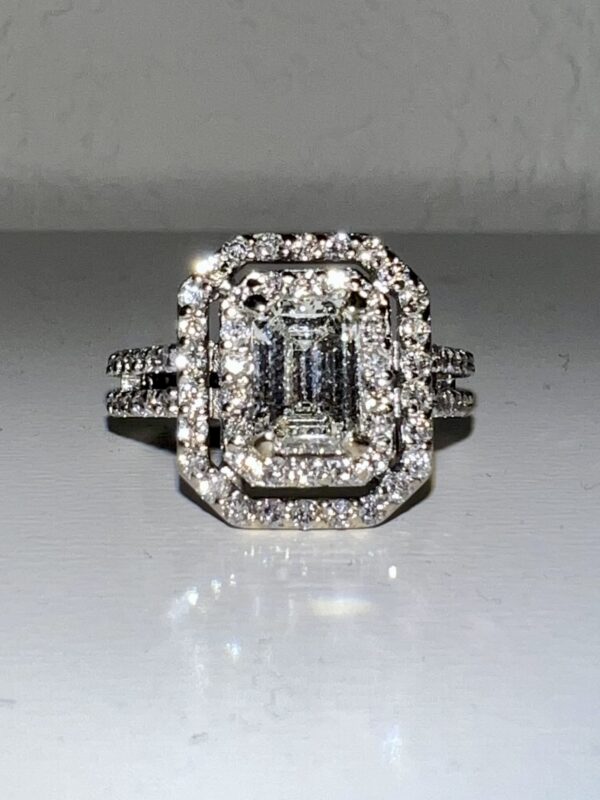 Not Sure/Unknown 1 Carat J I1 Emerald Natural Diamond Other Diamond Jewelry - Image 3