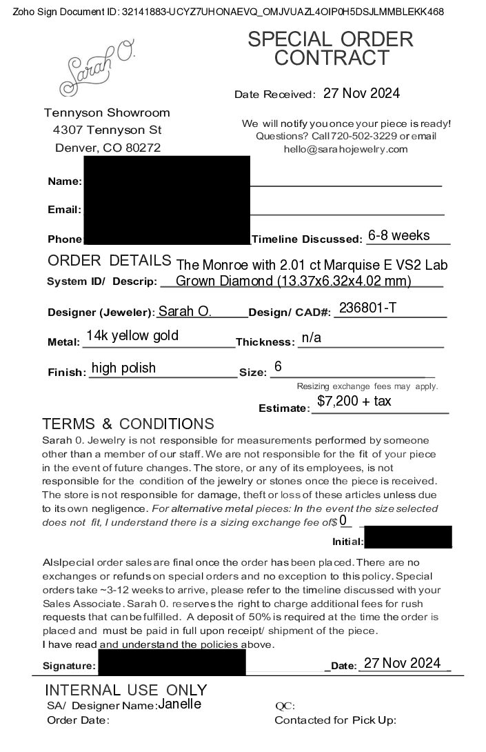 2.01 CT E VS2 Lab Grown Marquise Diamond Ring - Image 10