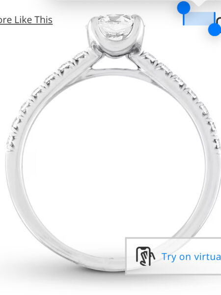 7/8 Carat I I2 Round Natural Diamond Ring - Image 5
