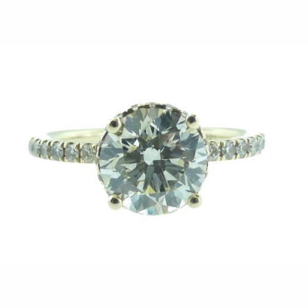 IGI 2.03 Carat K VVS2 Round Lab-Grown Diamond Ring - Image 2