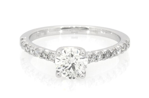 7/8 Carat I I2 Round Natural Diamond Ring - Image 6