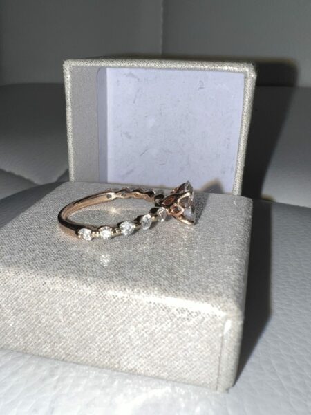 GCAL 1.09 Carat I VS2 Oval Lab Grown Ring - Image 6