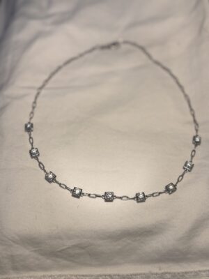 4 Carat H VS2 Round Lab-Grown Diamond Necklace