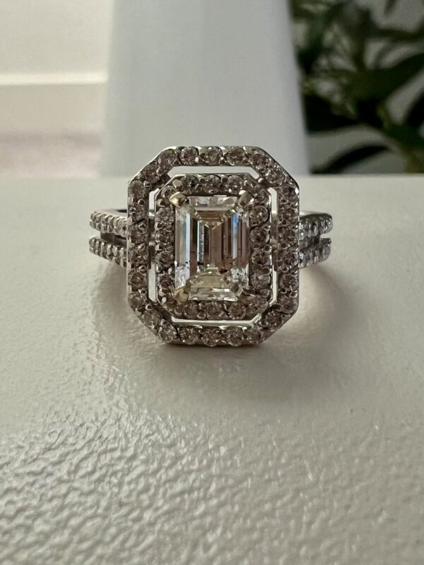 Not Sure/Unknown 1 Carat J I1 Emerald Natural Diamond Other Diamond Jewelry - Image 7