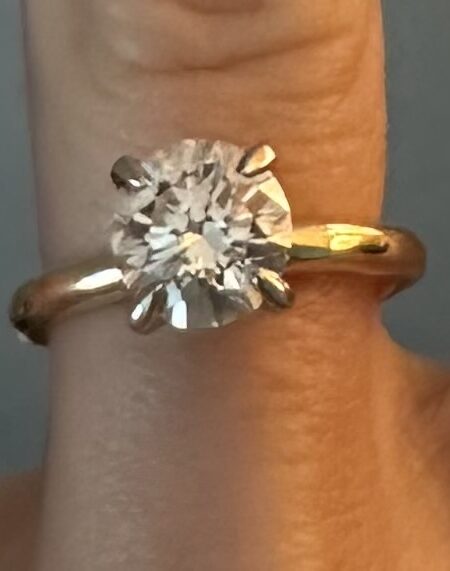 GSI 1.78 Carat I VS2 Round Lab Grown Ring - Image 2