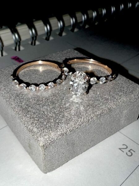 GCAL 1.09 Carat I VS2 Oval Lab Grown Ring - Image 8