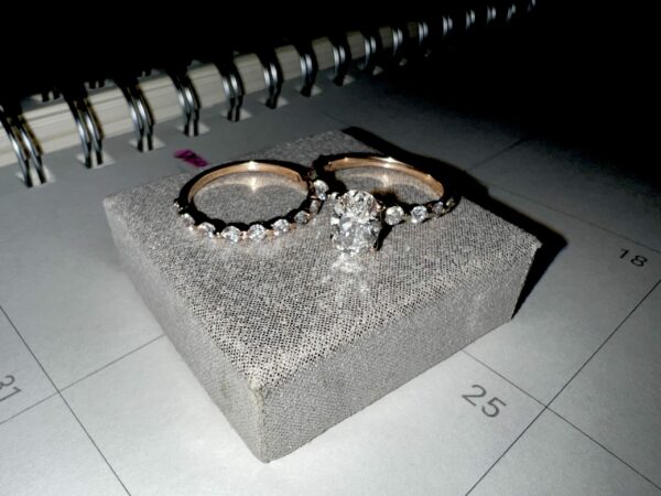 GCAL 1.09 Carat I VS2 Oval Lab Grown Ring - Image 8