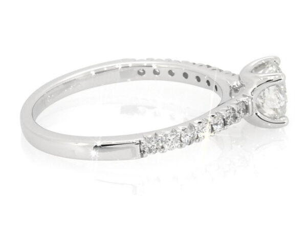 7/8 Carat I I2 Round Natural Diamond Ring - Image 8