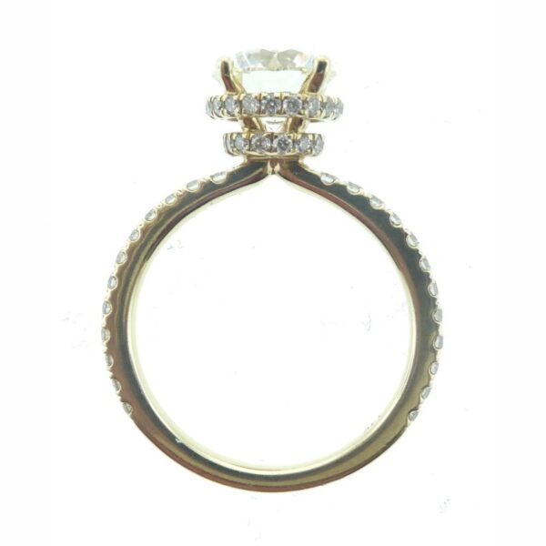 IGI 2.03 Carat K VVS2 Round Lab-Grown Diamond Ring - Image 3