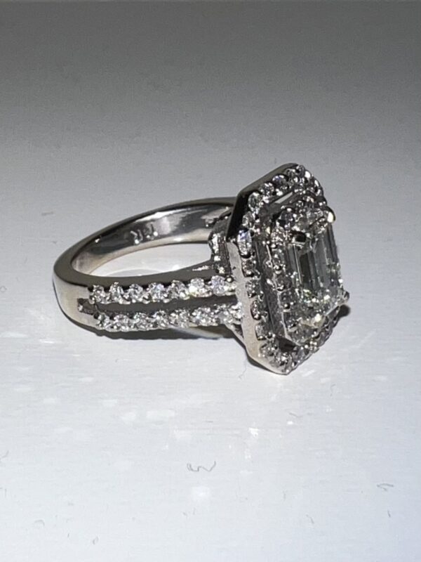 Not Sure/Unknown 1 Carat J I1 Emerald Natural Diamond Other Diamond Jewelry - Image 2
