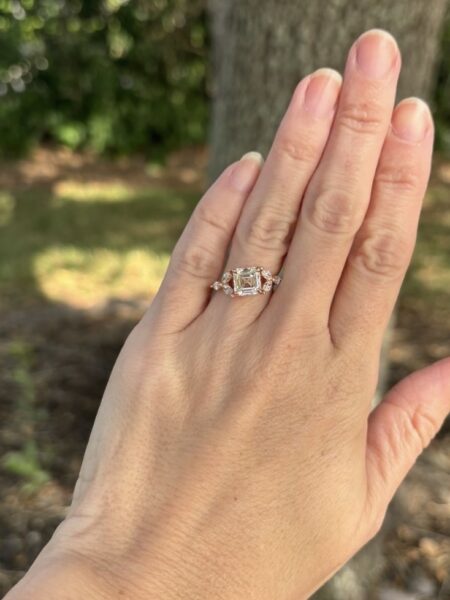 IGI 2.12 Carat D VS1 Asscher Lab-Grown Diamond Ring - Image 4