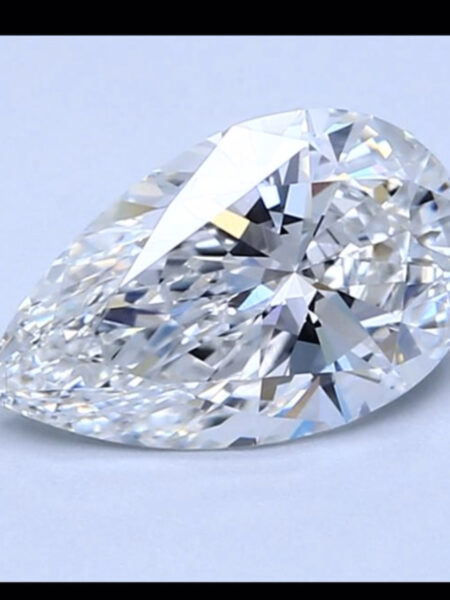 IGI 1.7 Carat F VVS2 Pear Lab Grown Loose Diamond