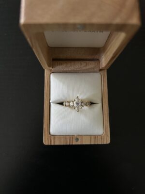 1 Carat E VS2 Marquise Lab Grown Ring
