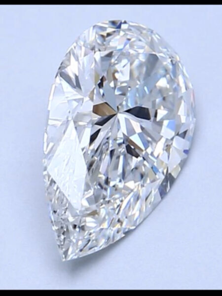 IGI 1.7 Carat F VVS2 Pear Lab Grown Loose Diamond - Image 4