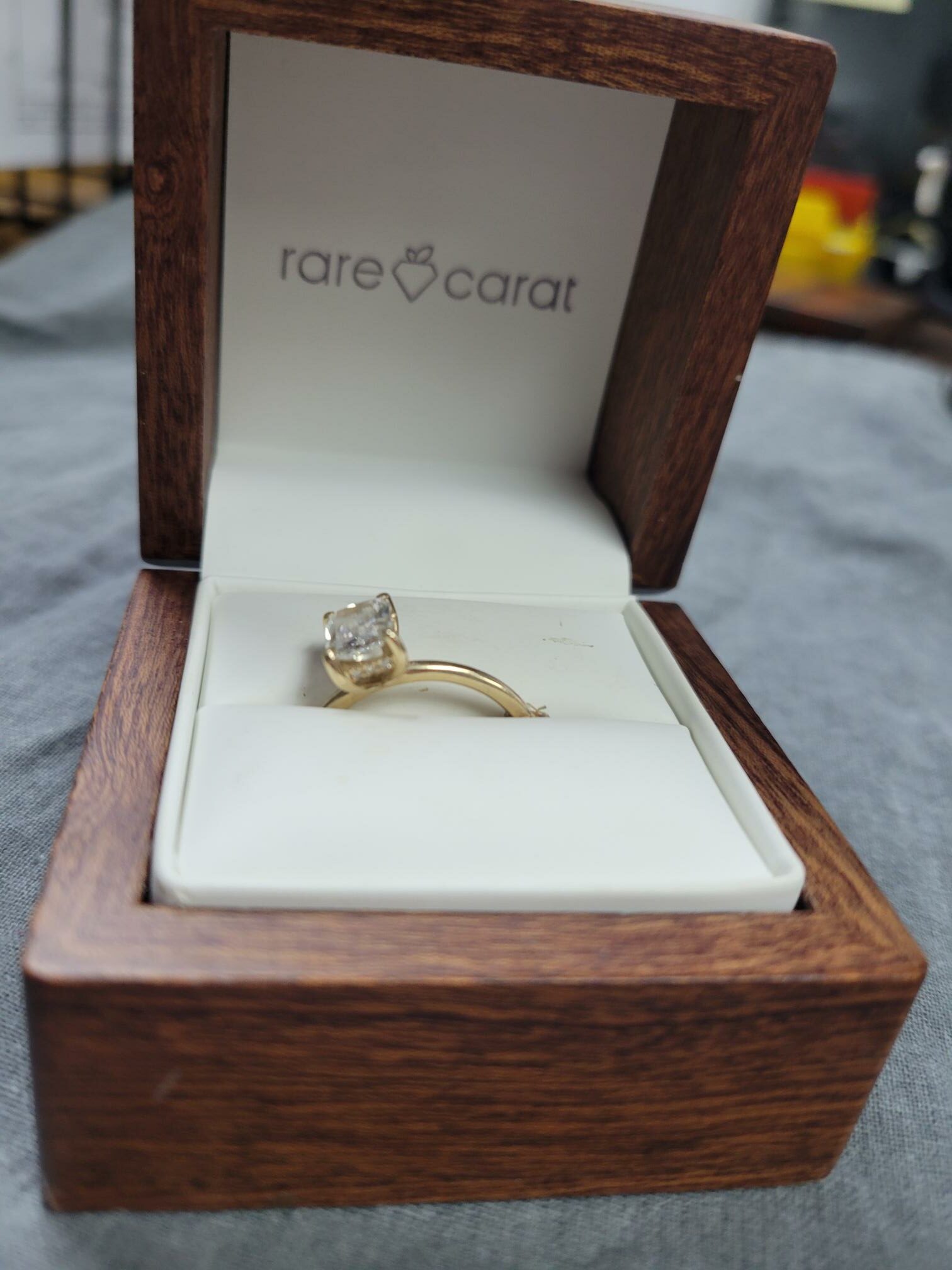 Not Sure/Unknown 1.72 Carat D VVS2 Radiant Lab Grown Ring - Image 4