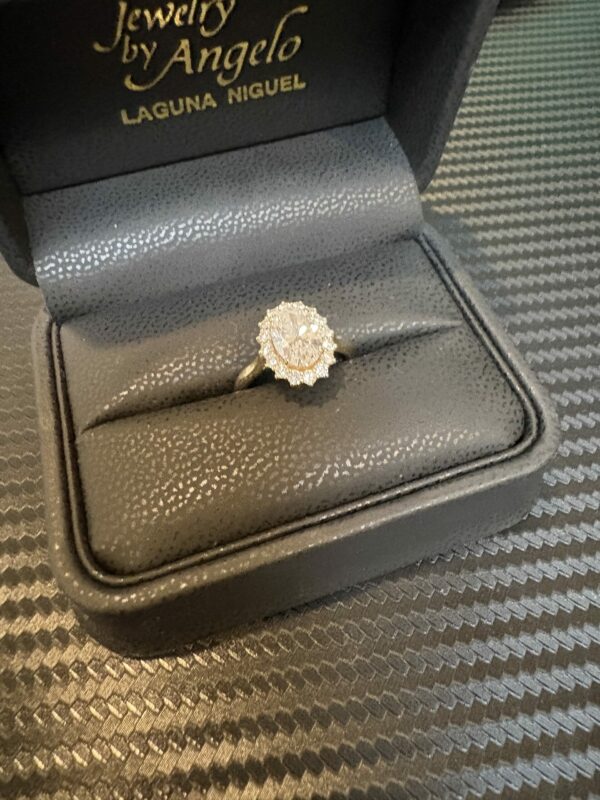 IGI 1.61 Carat D IF Oval Lab Grown Ring - Image 1
