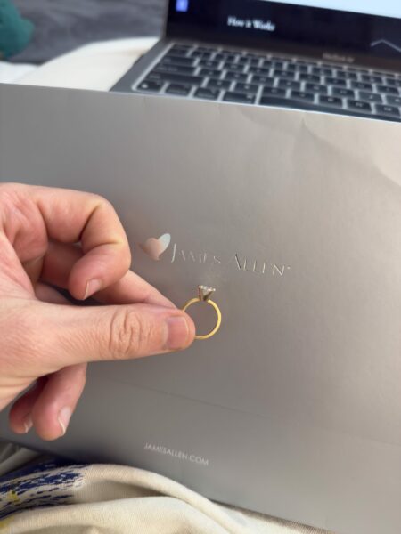 IGI 1.0 Carat G VVS1 Princess Lab Grown Ring - Image 3