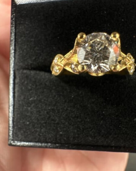 1.92 Carat G SI1 Round Natural Diamond Ring
