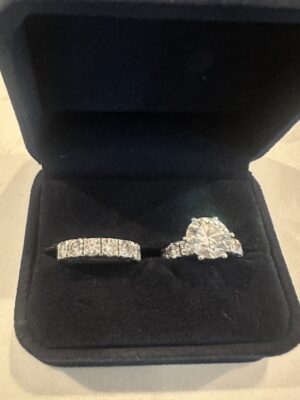 6 Carat TW E VS1 Round Lab Grown Ring