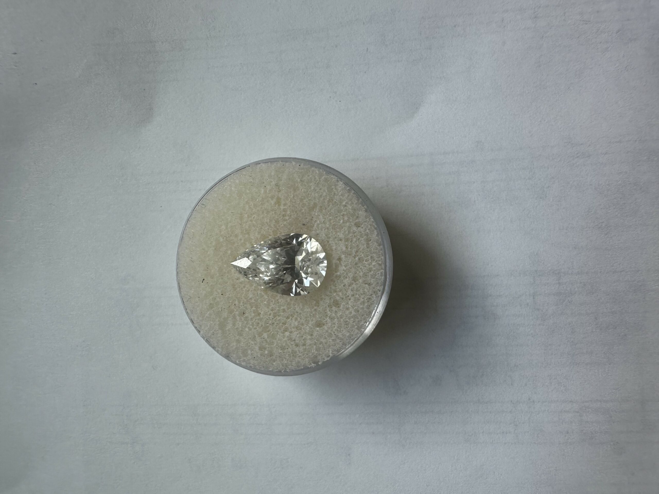 GIA 2.81 Carat D VS1 Pear Lab Grown Loose Diamond - Image 2