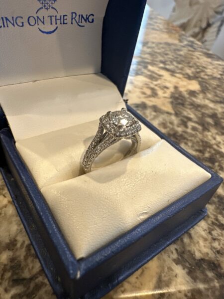 1.03 Carat I SI1 Round Lab Grown Ring