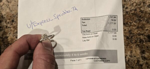IGI 1.64 Carat G VS1 Round Lab Grown Ring - Image 3