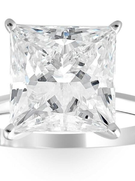 IGI 3.11 Carat H VVS2 Princess Lab Grown Ring