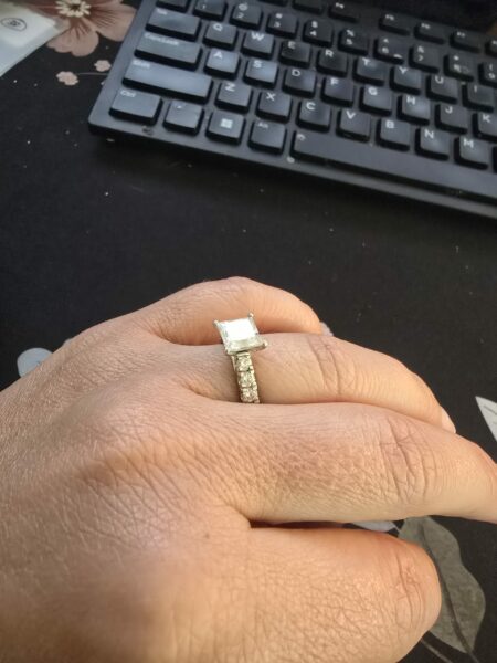 IGI 2.17 Carat F VS1 Princess Lab Grown Ring - Image 5