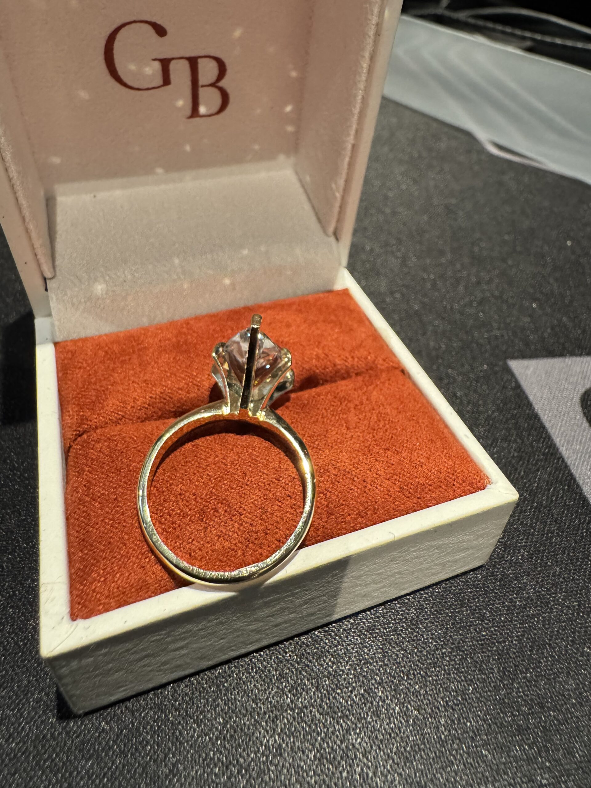 IGI 3.96 Carat E VS2 Pear Lab Grown Ring - Image 4