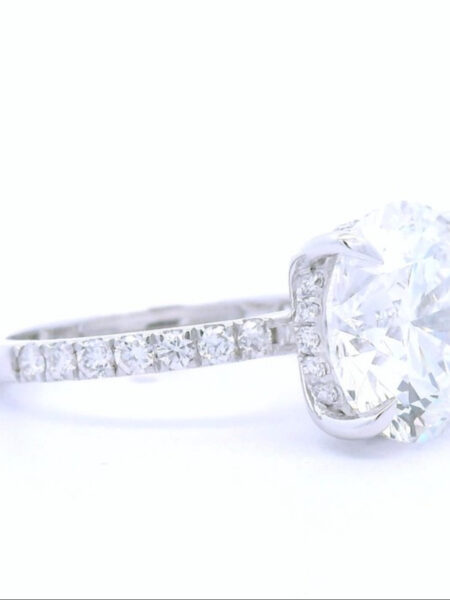 IGI 5.70 Carat E VVS2 Round Lab Grown Ring - Image 5