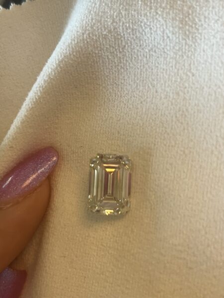 IGI 5.25 Carat J SI1 Emerald Lab Grown Diamond Loose Diamond - Image 3