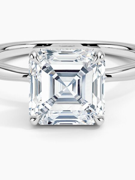 IGI 2.94 Carat I VS2 Asscher Lab Grown Ring