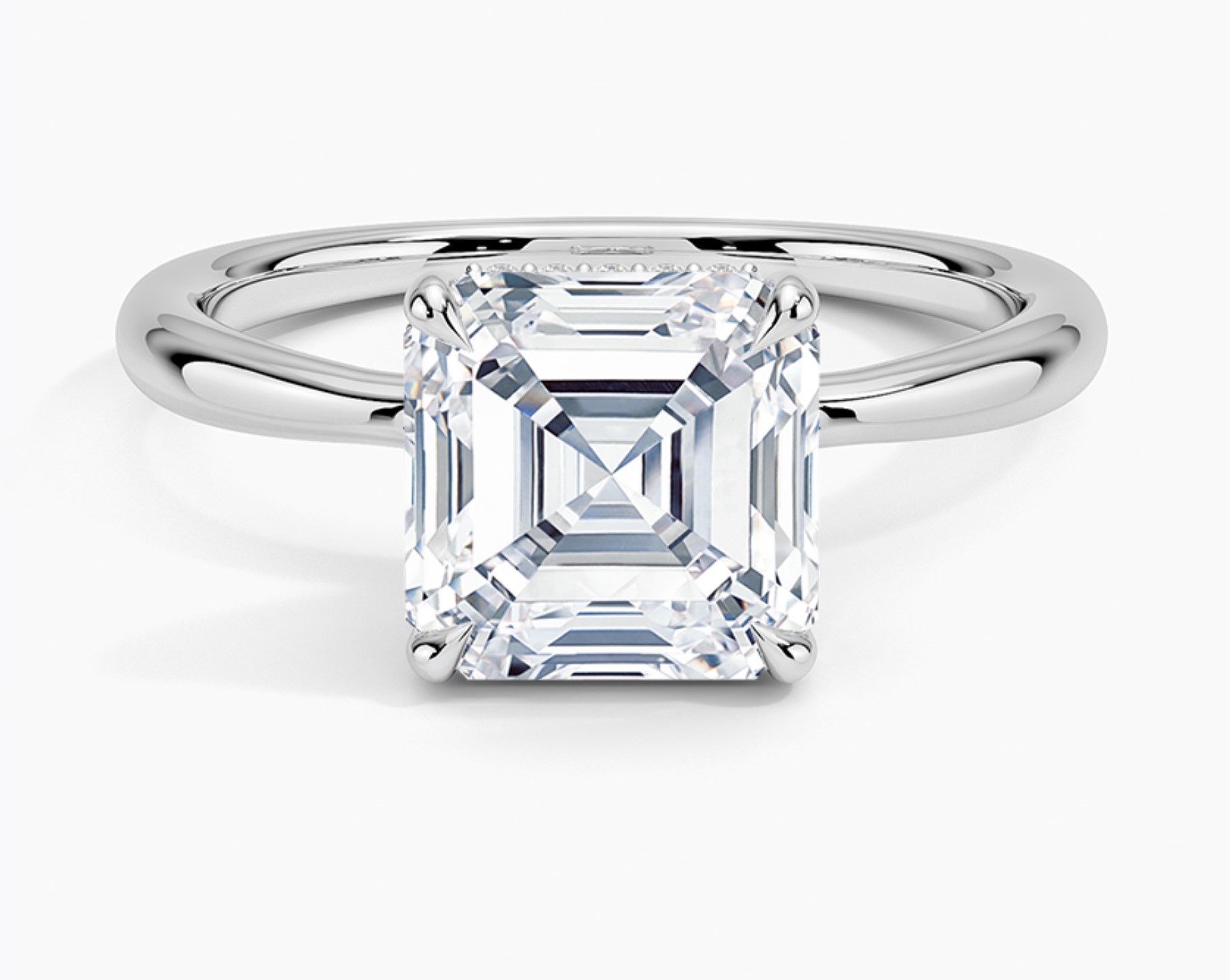 IGI 2.94 Carat I VS2 Asscher Lab Grown Ring - Image 1