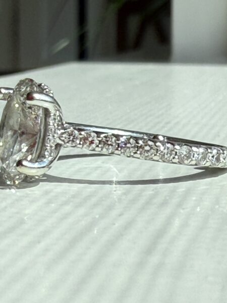2.17 Carat G SI1 Oval Lab Grown Ring - Image 16