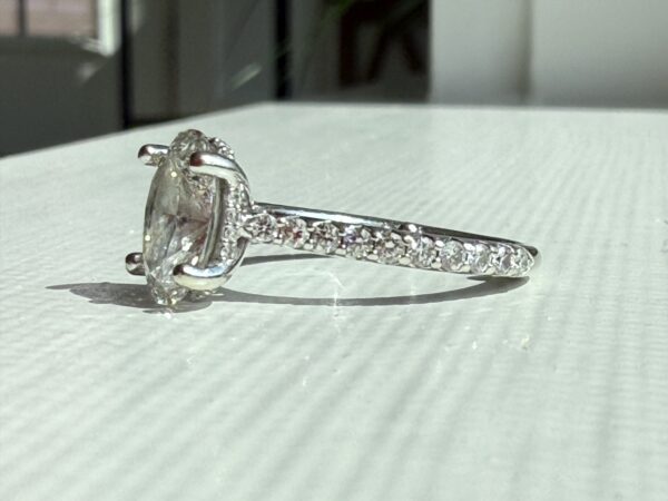 2.17 Carat G SI1 Oval Lab Grown Ring - Image 16