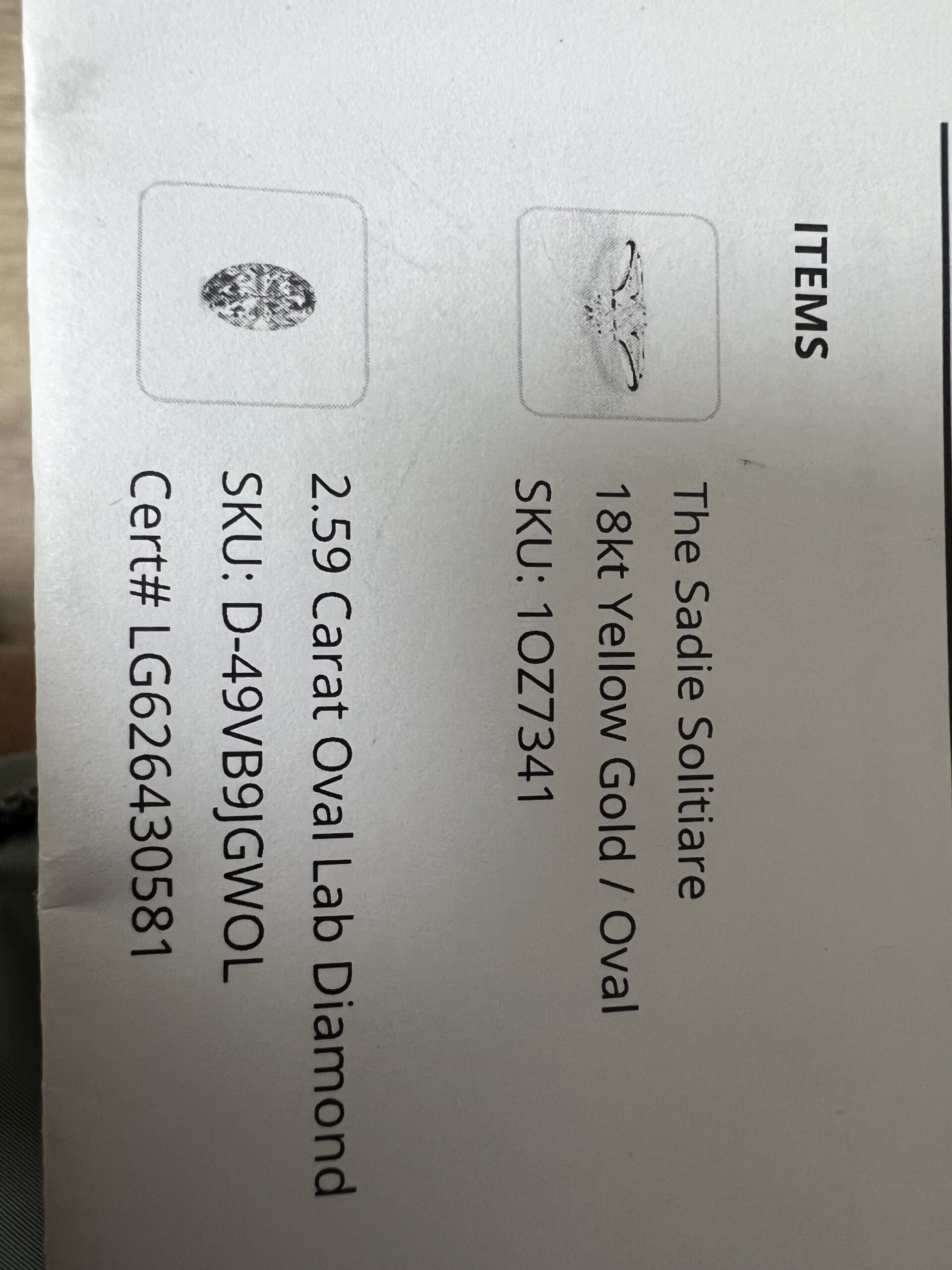 IGI 2.59 Carat G VS1 Oval Lab Grown Ring - Image 3