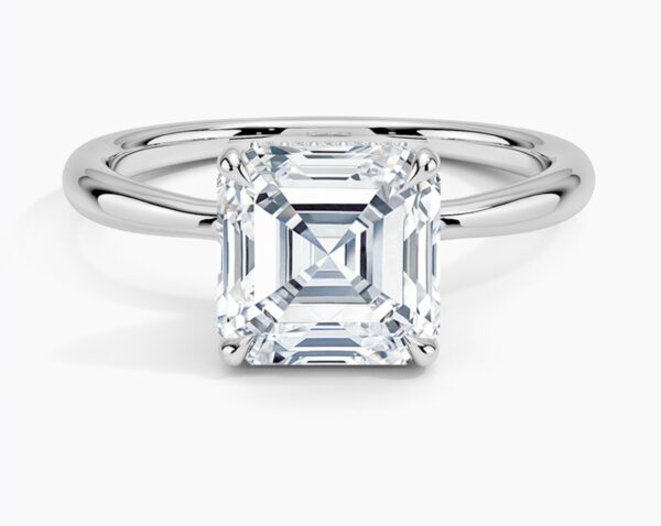 IGI 2.94 Carat I VS2 Asscher Lab Grown Ring - Image 2