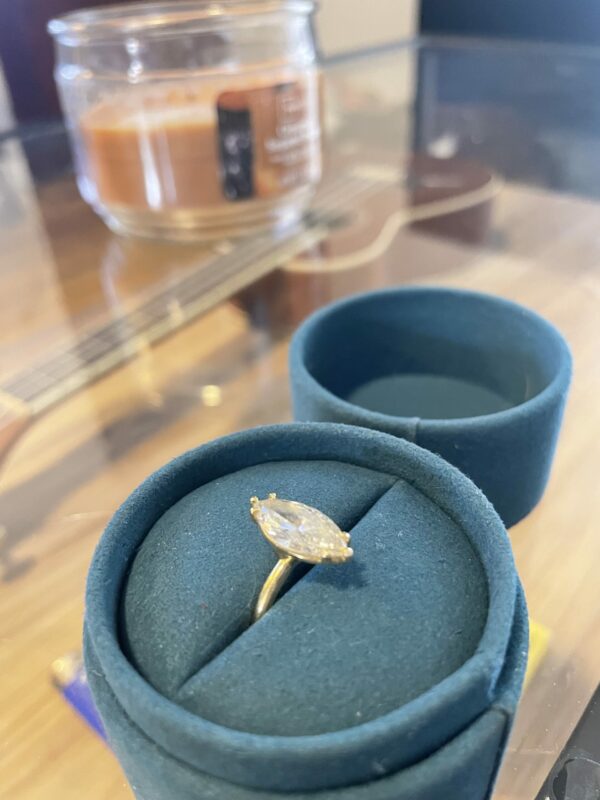 2.32 Carat I VS2 Marquise Lab Grown Ring - Image 2
