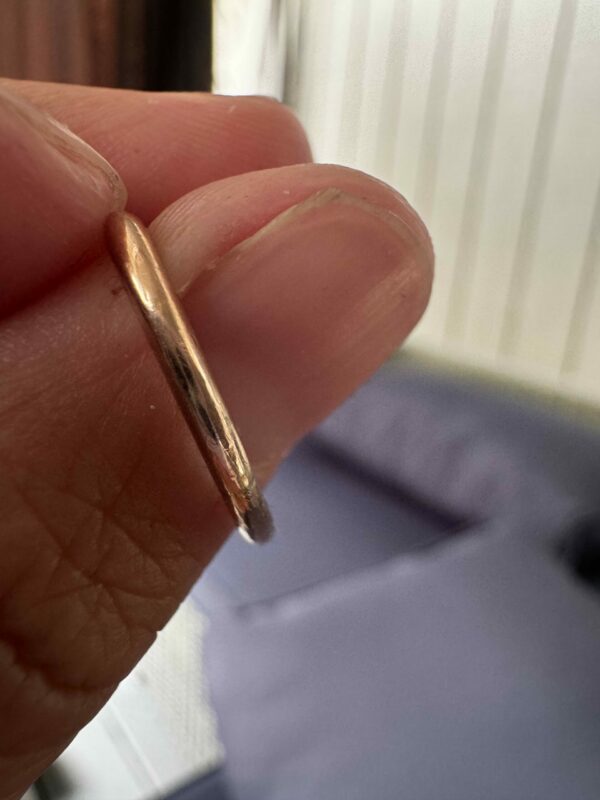 IGI 1.92 Carat D VVS2 Round Lab Grown Diamond 14Kt Rose Gold Platinum Setting Ring - Image 2