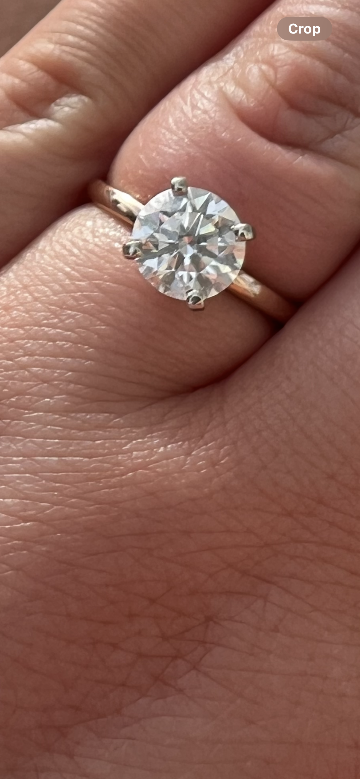 IGI 2.05 Carat E VVS2 Round Lab Grown Ring - Image 3