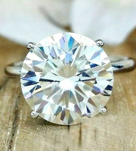 IGI 4.73 Carat I VS2 Round Lab Grown Ring