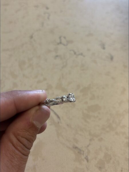 IGI 0.77 Carat E VVS2 Princess Lab Grown Ring - Image 4