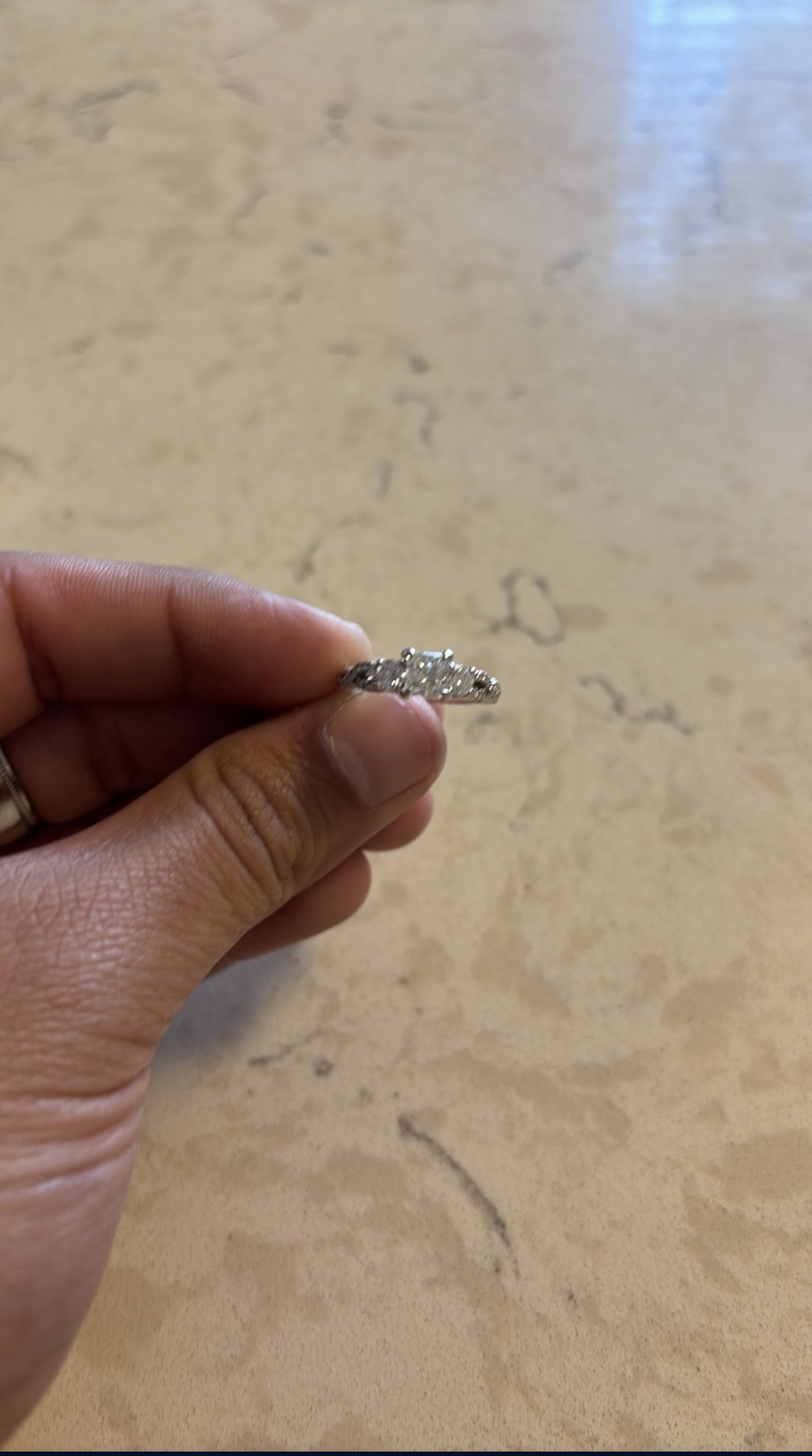 IGI 0.77 Carat E VVS2 Princess Lab Grown Ring - Image 3